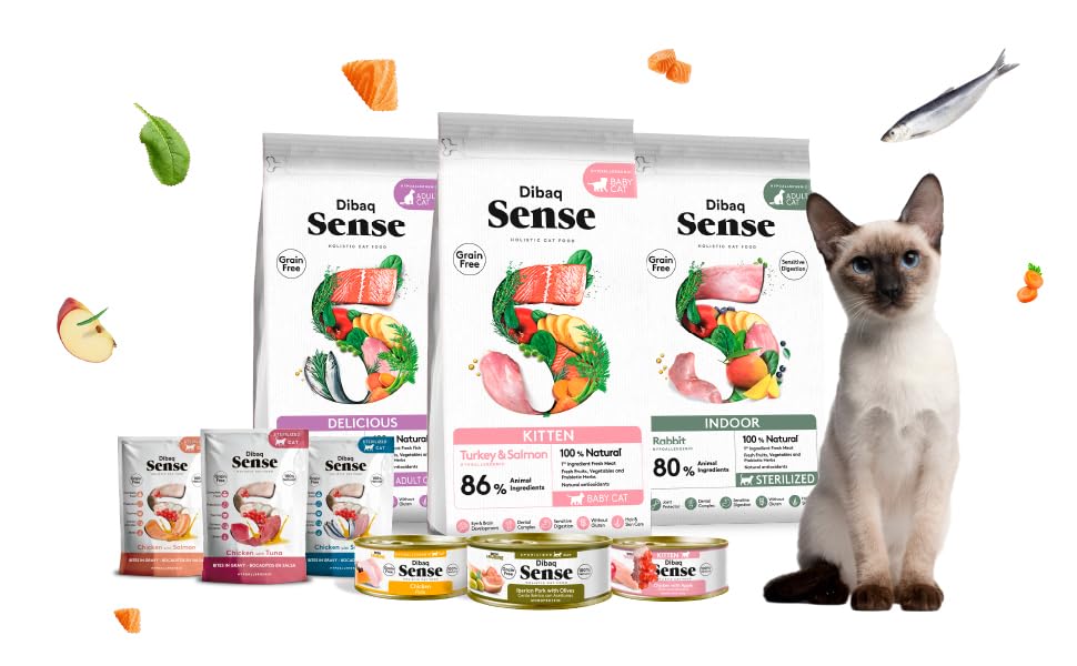 Alimentación para gatos: guía completa de Dibaq Sense y Natural Moments