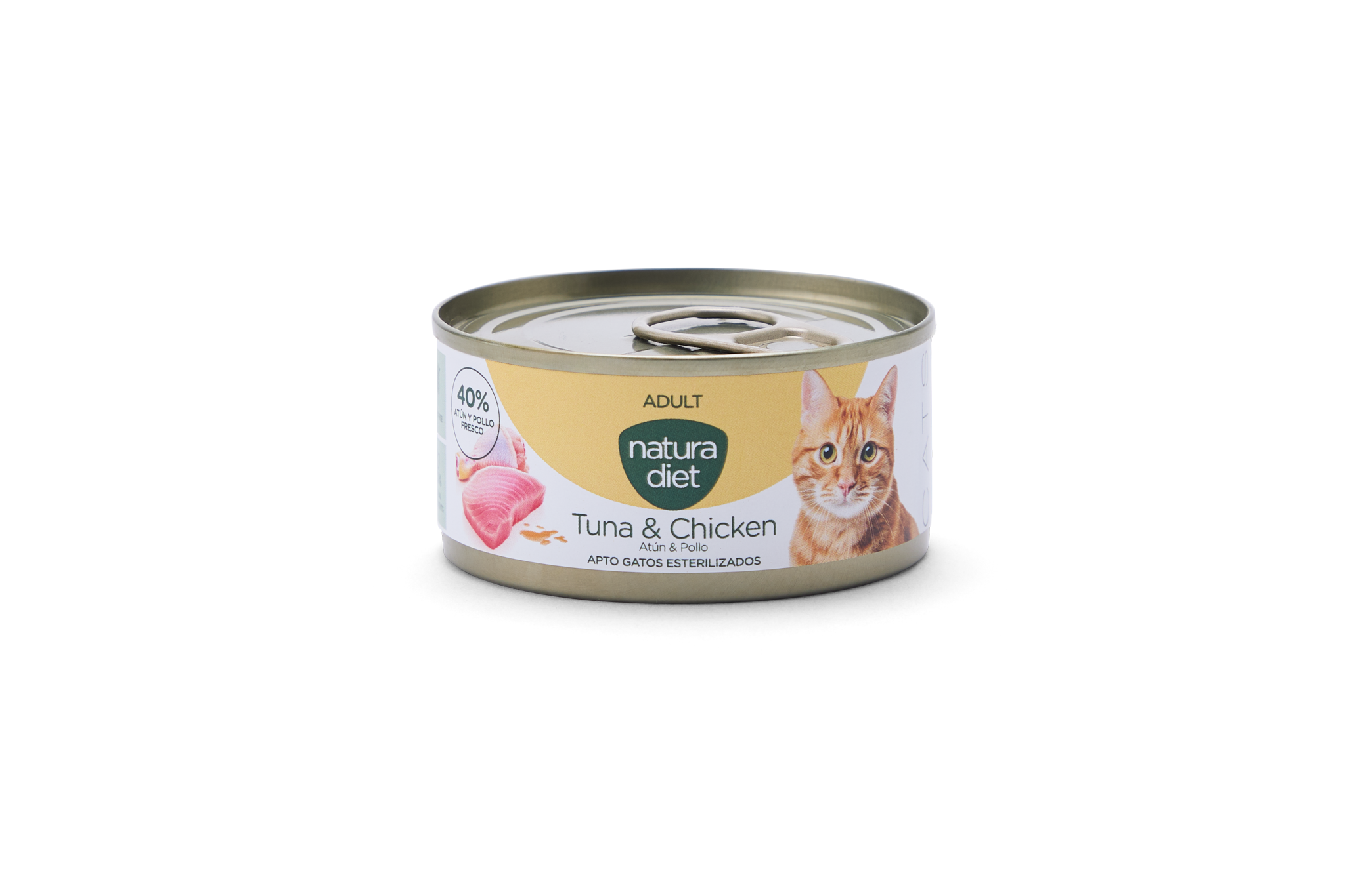 Natura Diet Cat Paté Adult Tuna & Chicken 85g — Bichomania