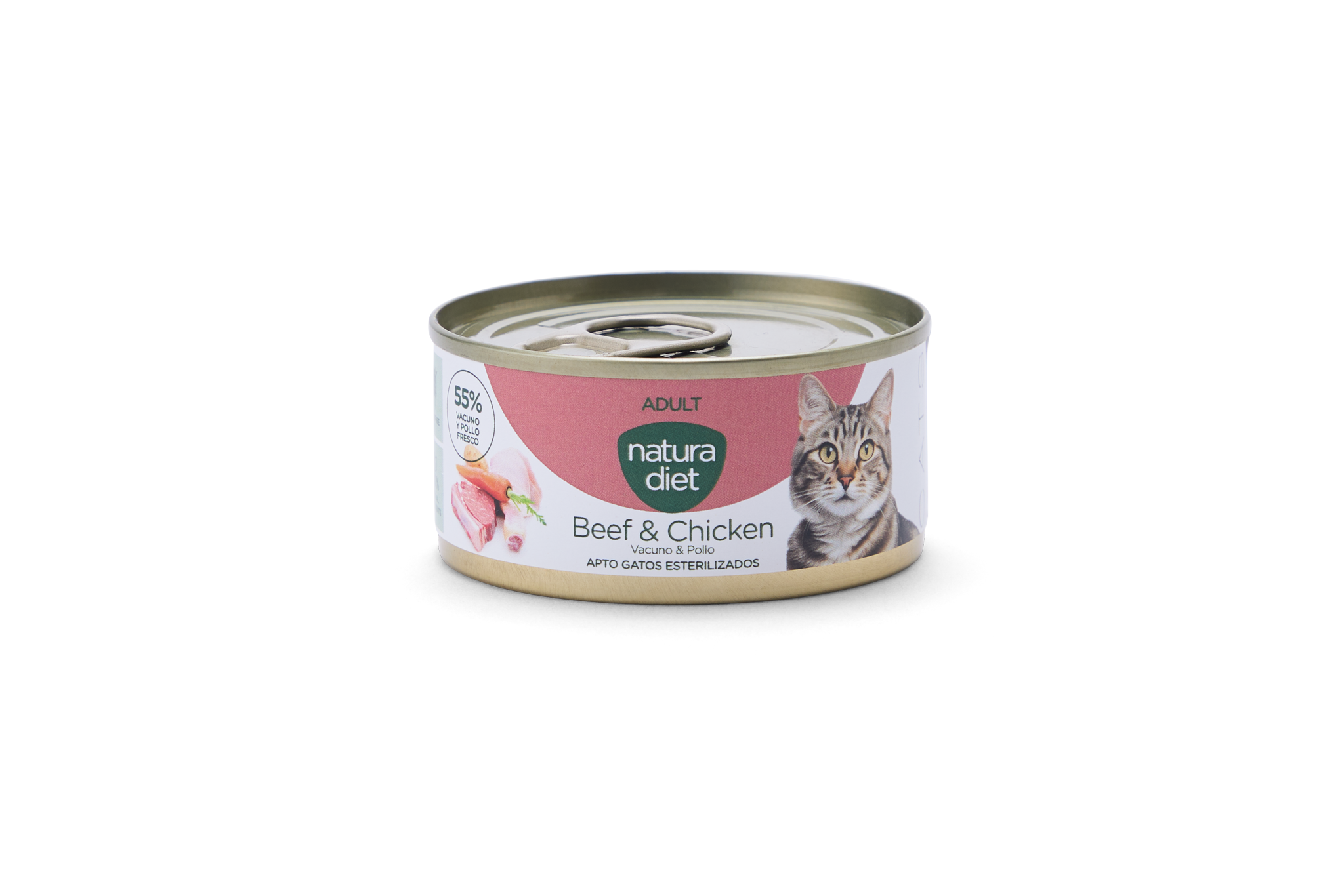Natura Diet Cat Paté Adult Beef & Chicken 85g — Bichomania