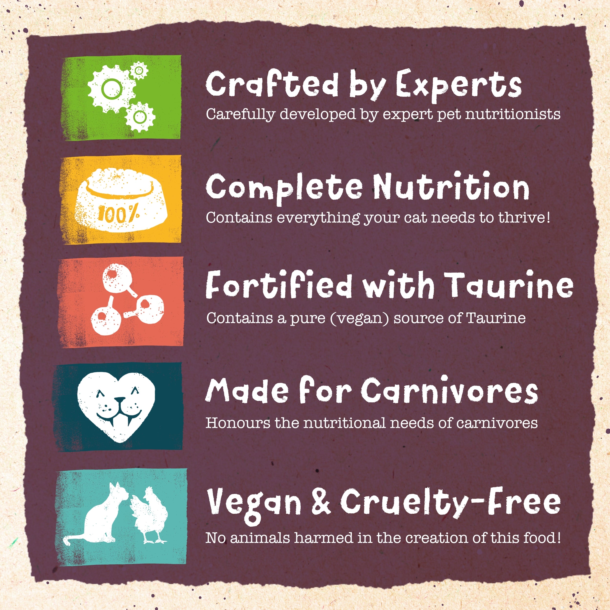 Benevo gatos pienso vegano
