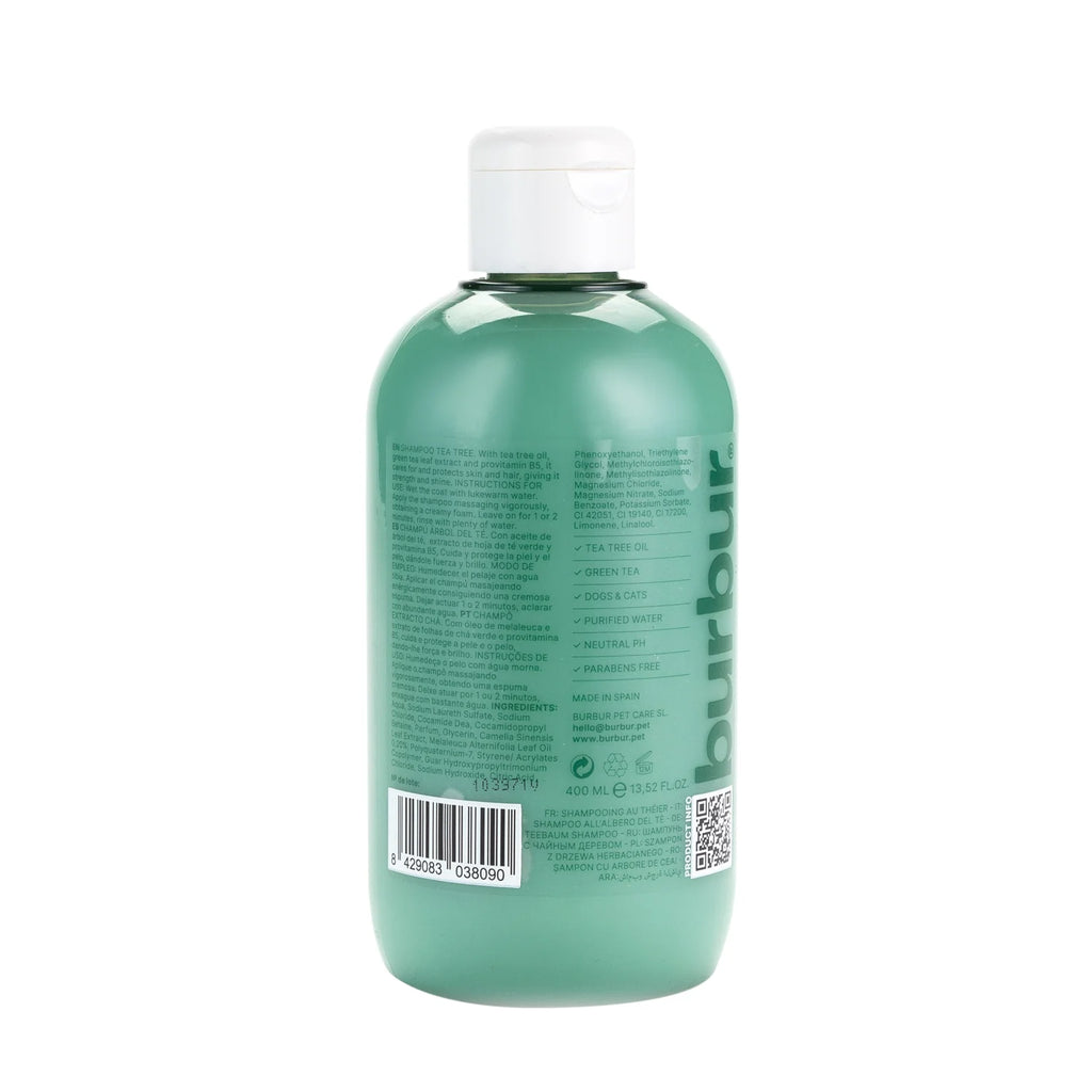 Champú tea tree burbur con árbol de te 400 ml