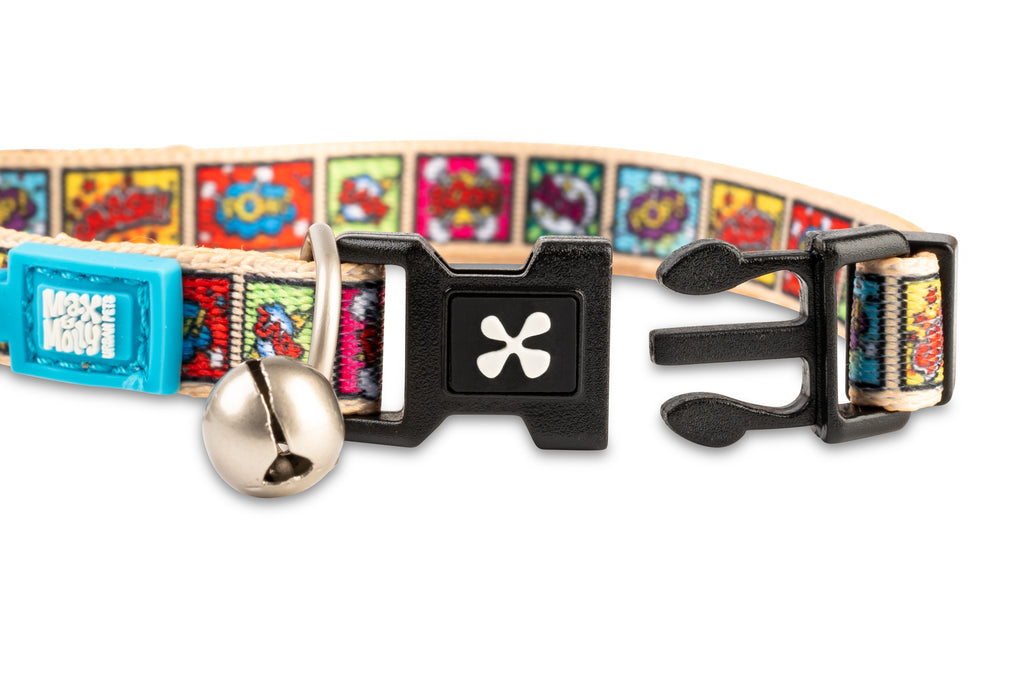 Collar Gotcha Smart ID Comic Max & Molly para gatos