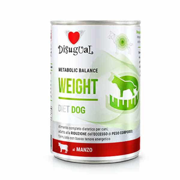 Disugual weight diet dog ternera