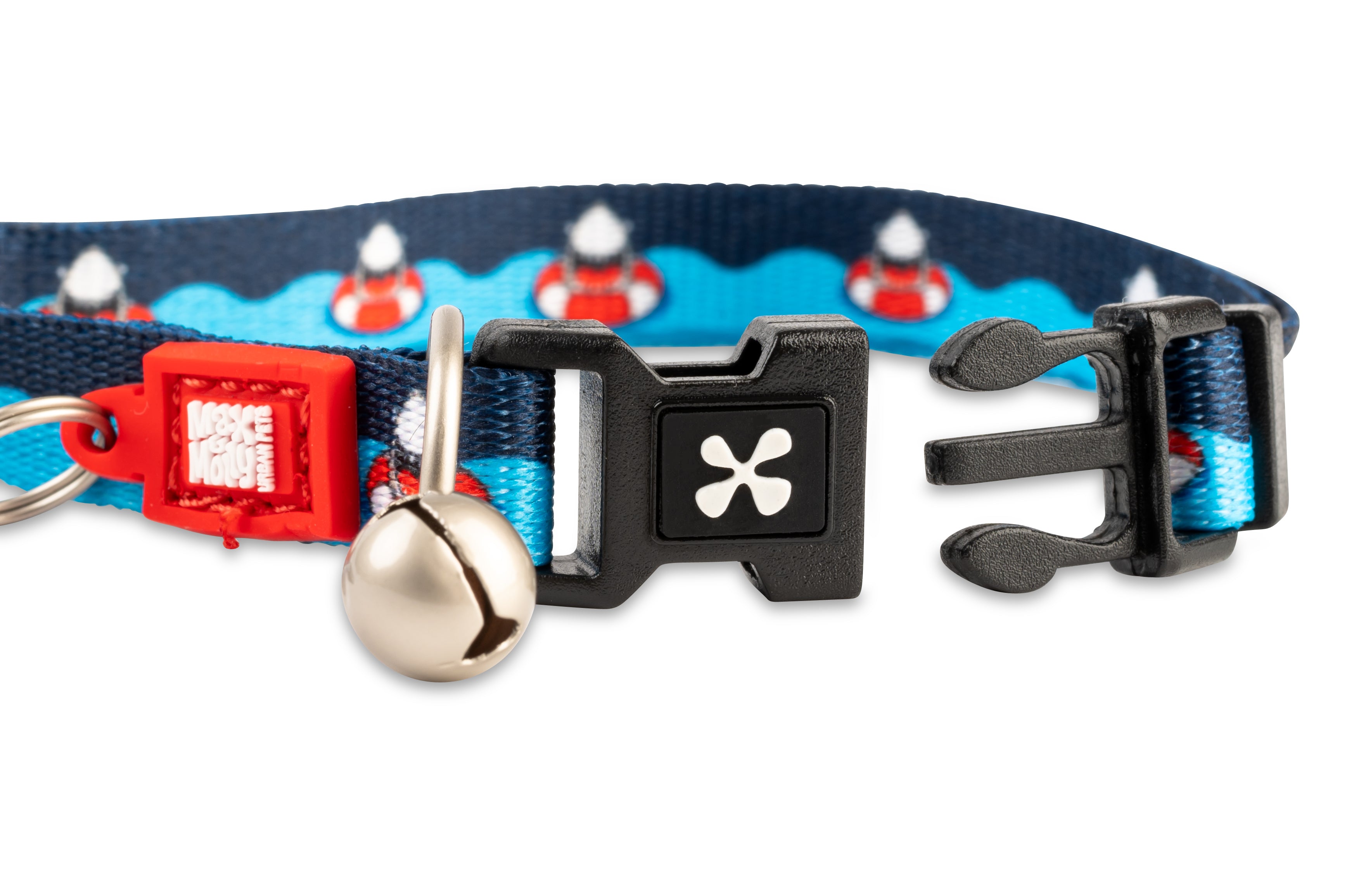 Collar Gotcha Smart ID Frenzy Shark Max & Molly para gatos