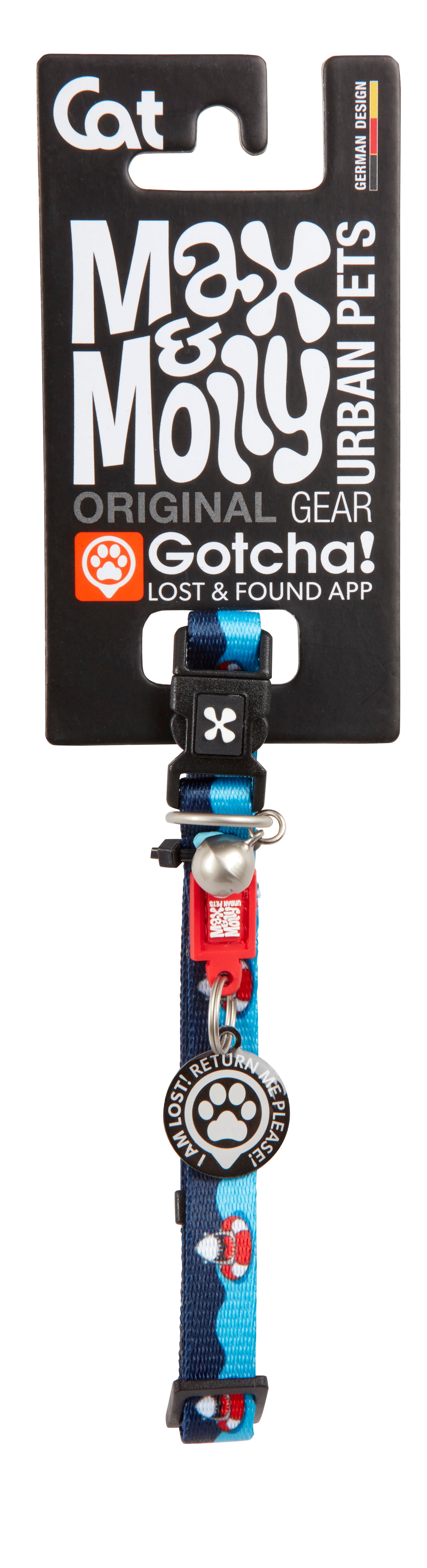Gotcha Collar Smart ID Frenzy the Shark Max & Molly para gatos