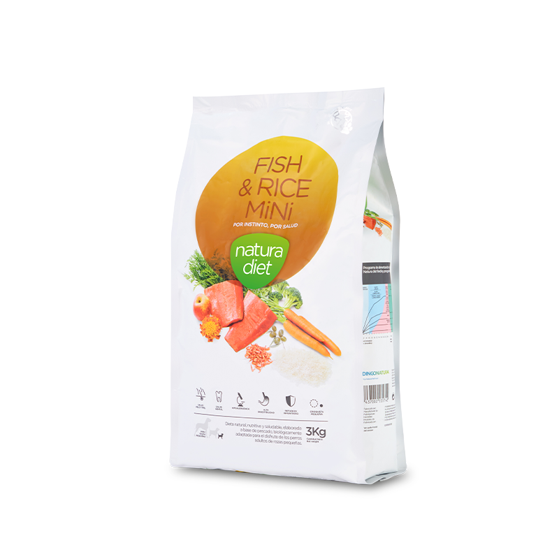 Natura Diet Fish & Rice Mini — Bichomania