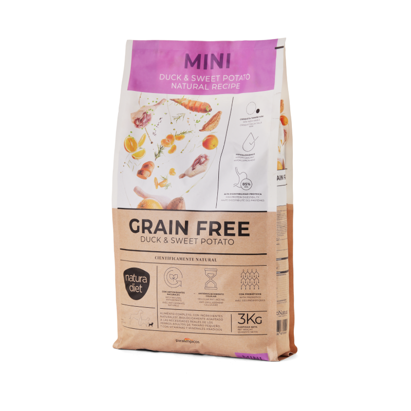 Natura Diet Grain Free Duck & Sweet Potato Mini — Bichomania