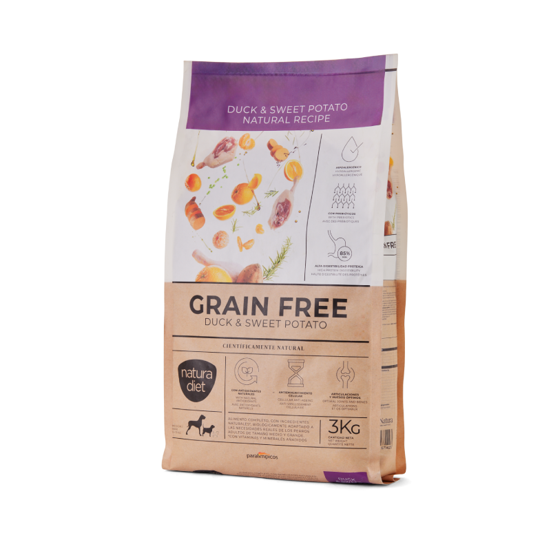 Natura Diet Grain Free Duck & Sweet Potato — Bichomania
