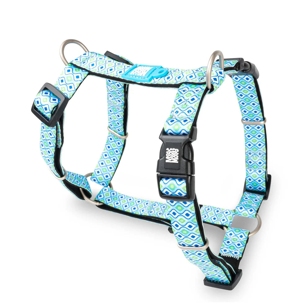 Arnés Retro Blue en H Max & Molly para perros