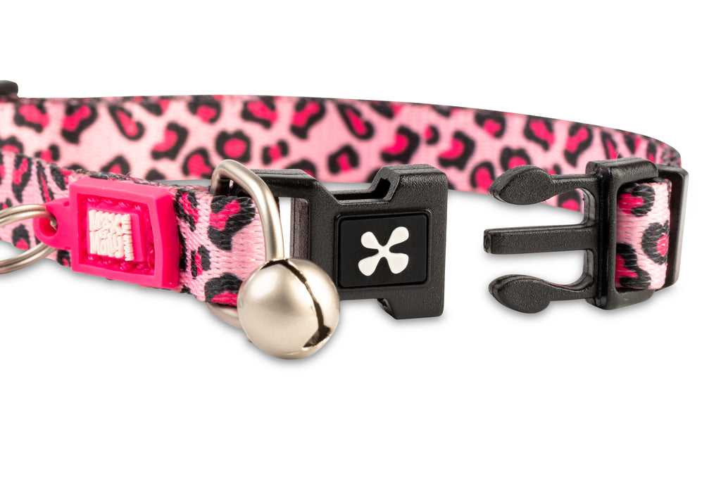 Collar Gotcha Smart ID Leopard Pink para gatos