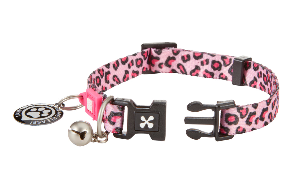 Collar Gotcha Smart ID Leopard Pink para gatos