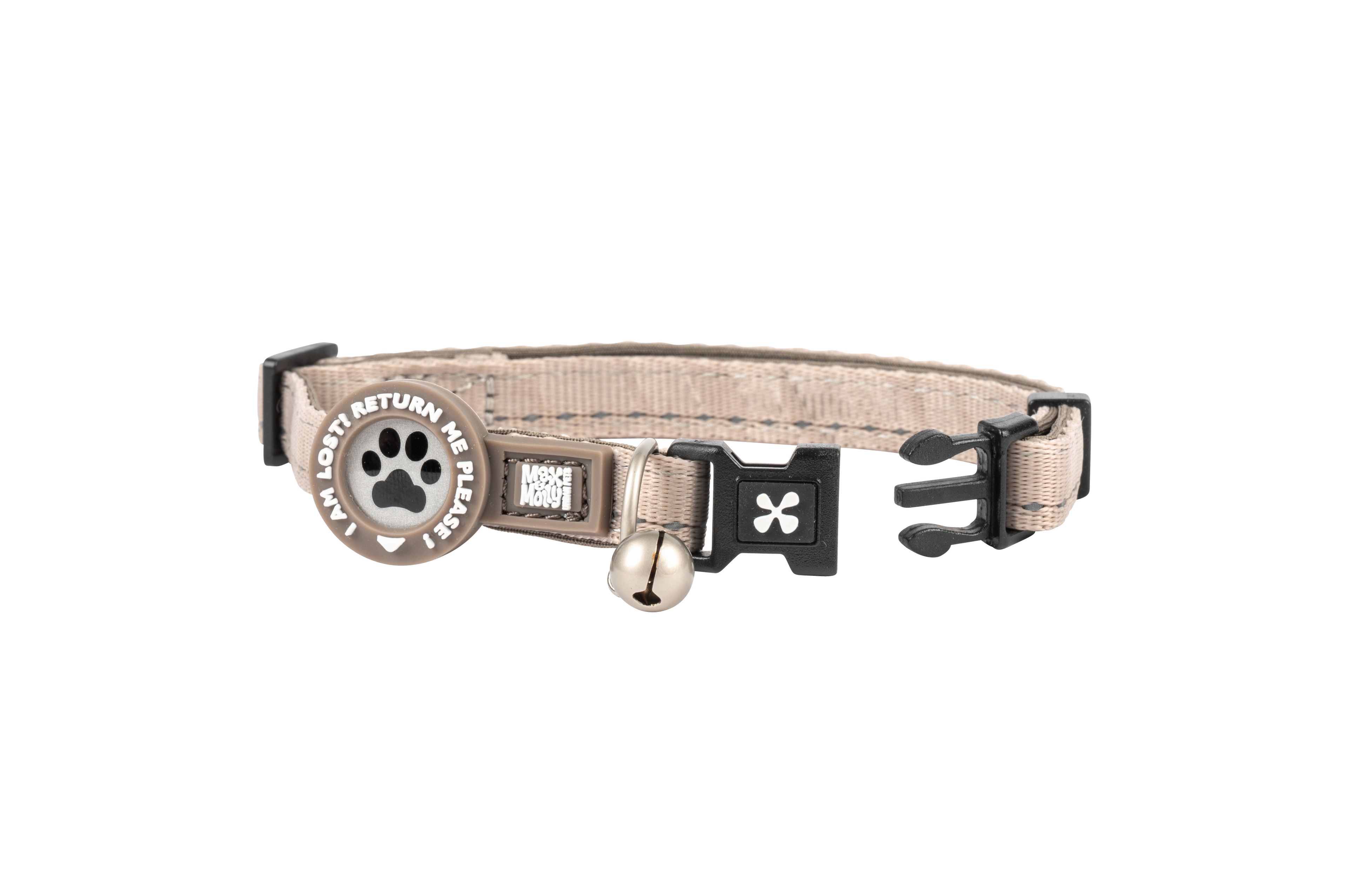 Collar Smart ID Matrix 2.0 Sand Max & Molly para gatos