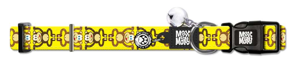 Collar Gotcha Smart ID Monkey Maniac Max & Molly para gatos
