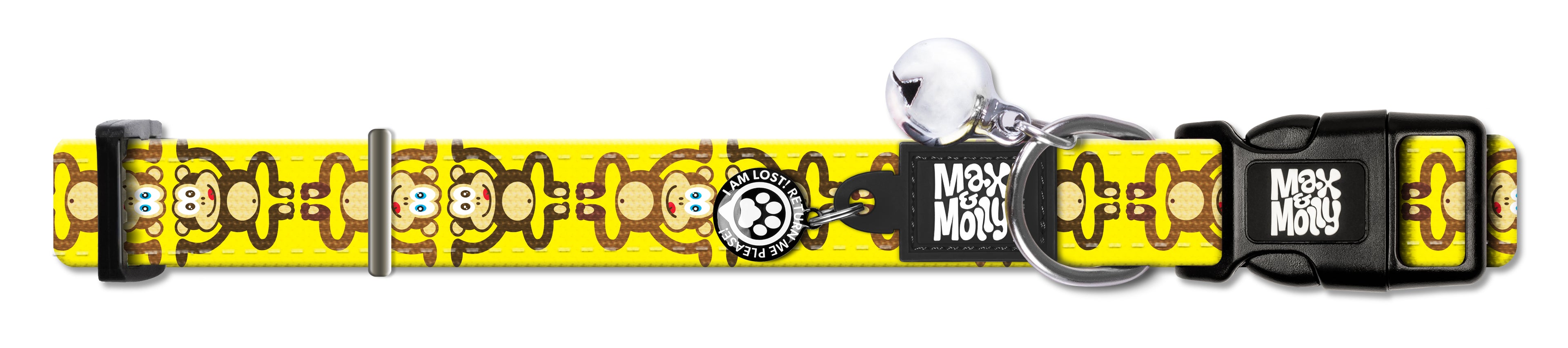 Collar Gotcha Smart ID Monkey Maniac Max & Molly para gatos
