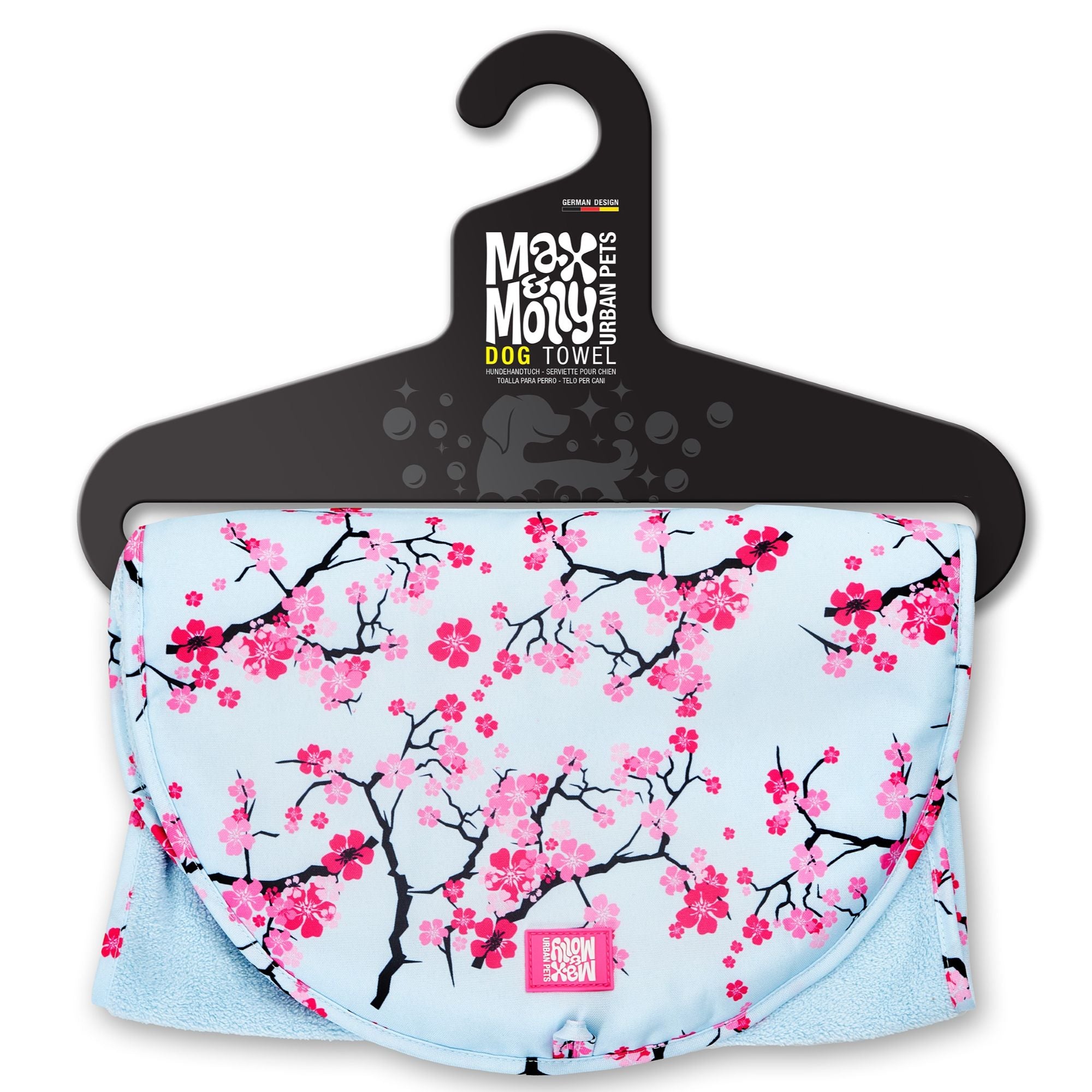 Dog Towel - Cherry Bloom