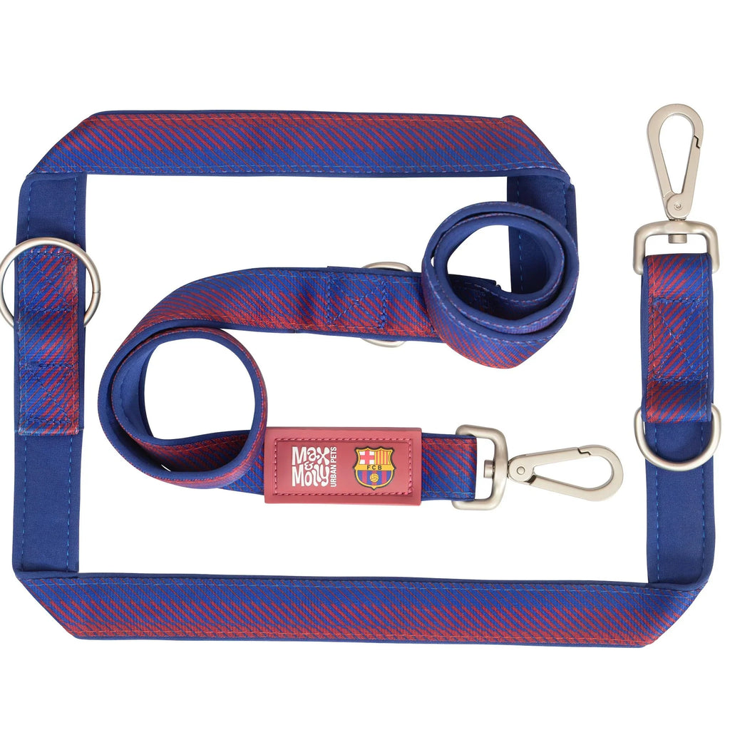 Correa Multifunción FC Barcelona Max & Molly para perros