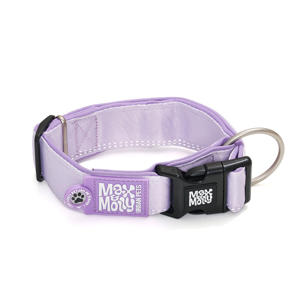 Collar Ancho Smart ID Matrix 2.0 Lavender Max & Molly para perros