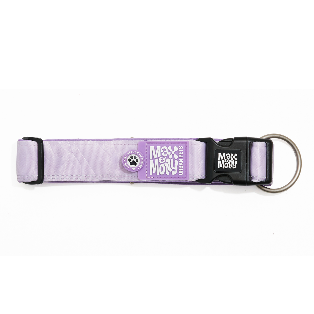 Collar Ancho Smart ID Matrix 2.0 Lavender Max & Molly para perros