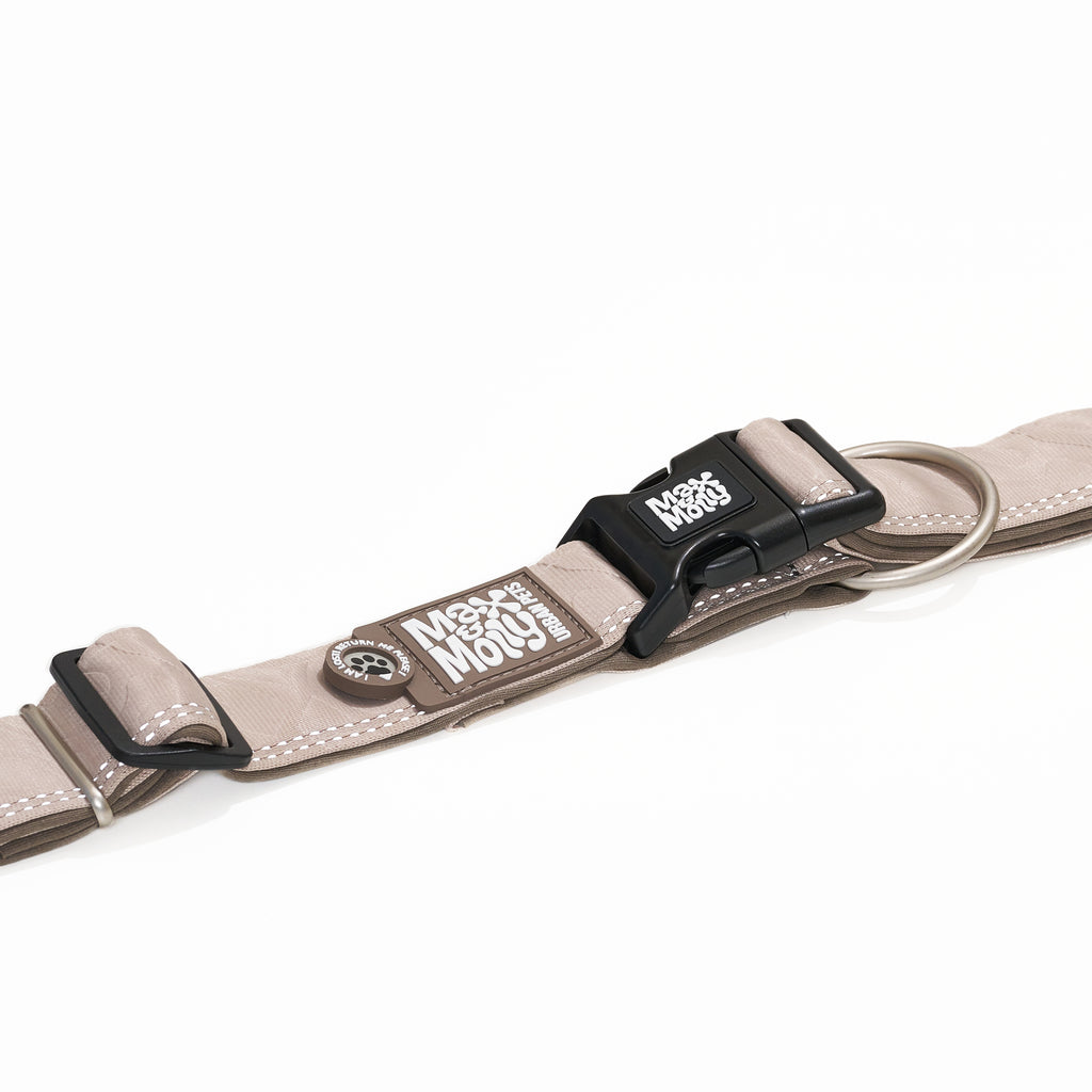 Collar Ancho Smart ID Matrix 2.0 Sand Max & Molly para perros