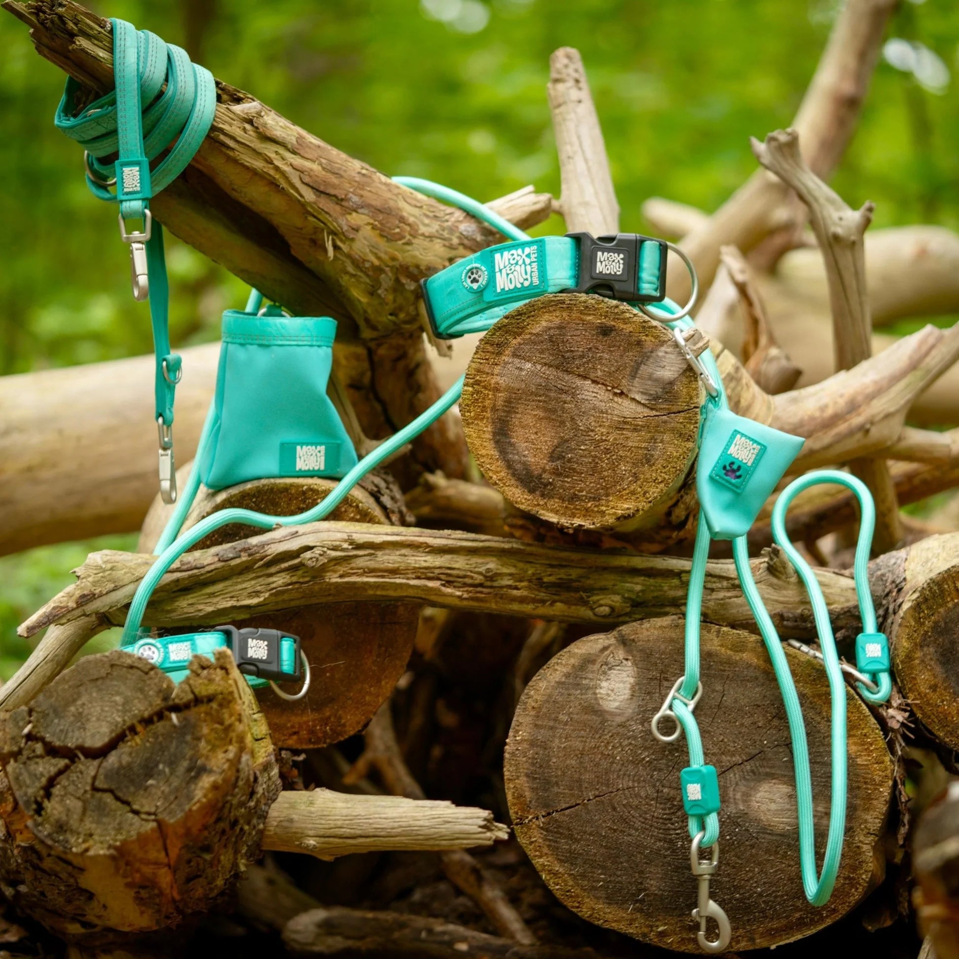Portabolsas para excrementos Matrix 2.0 Turquoise Max & Molly para perros