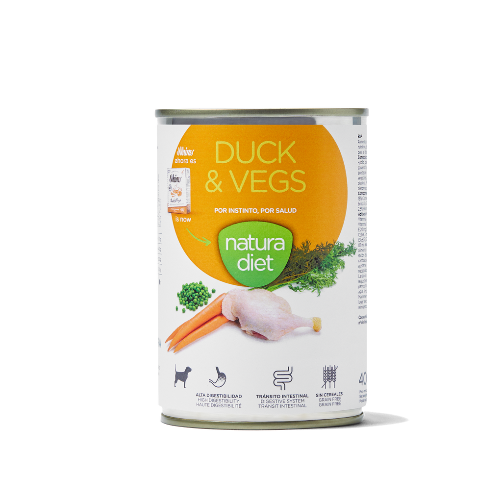 Natura Diet Dog Duck & Vegetables (Húmedo) 400g — Bichomania