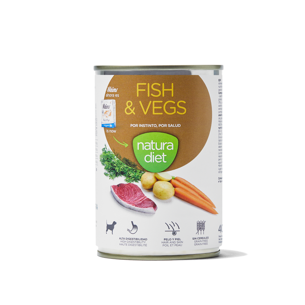 Natura Diet Dog Fish & Vegetables (Húmedo) 400g — Bichomania