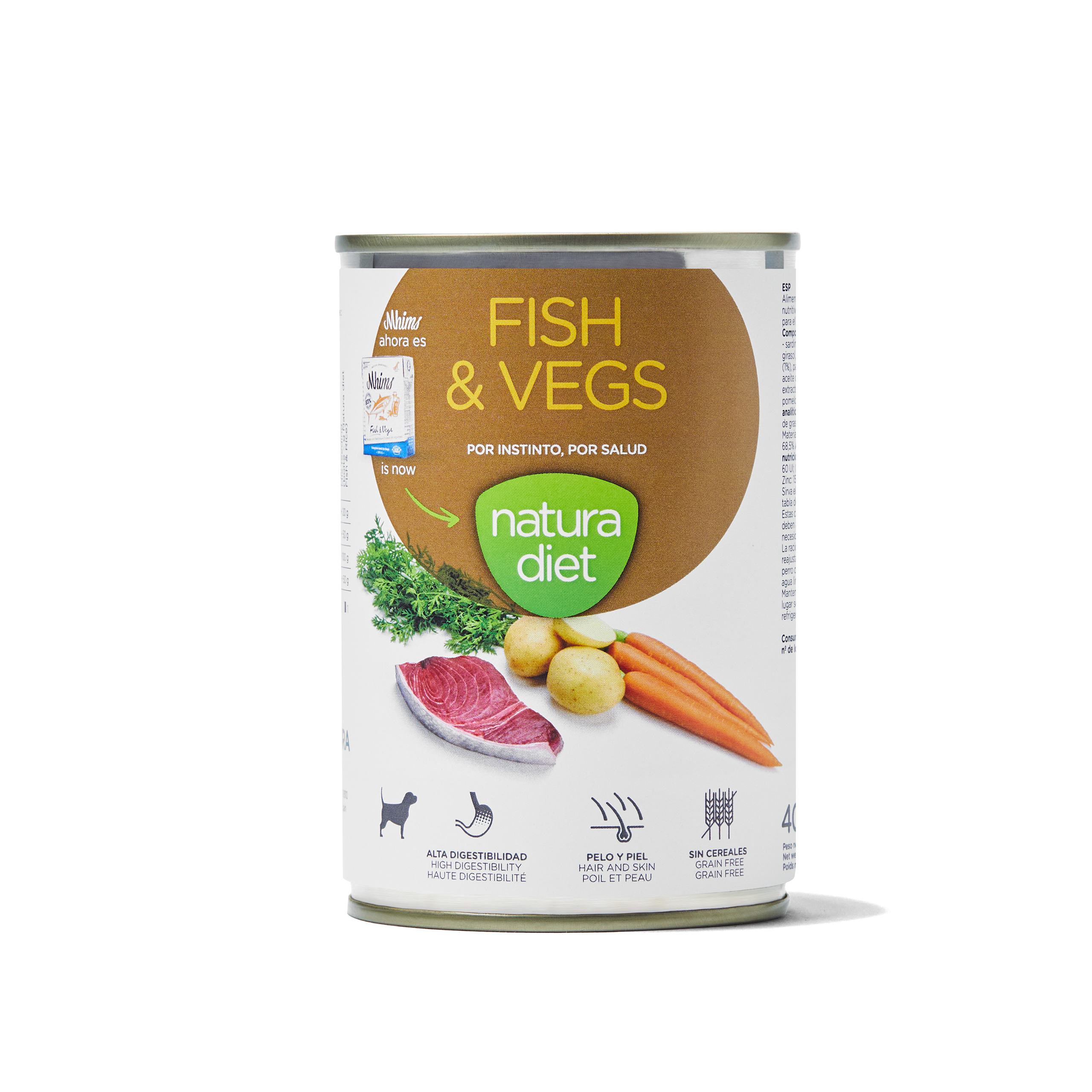 Natura Diet Dog Fish & Vegetables (Húmedo) 400g — Bichomania