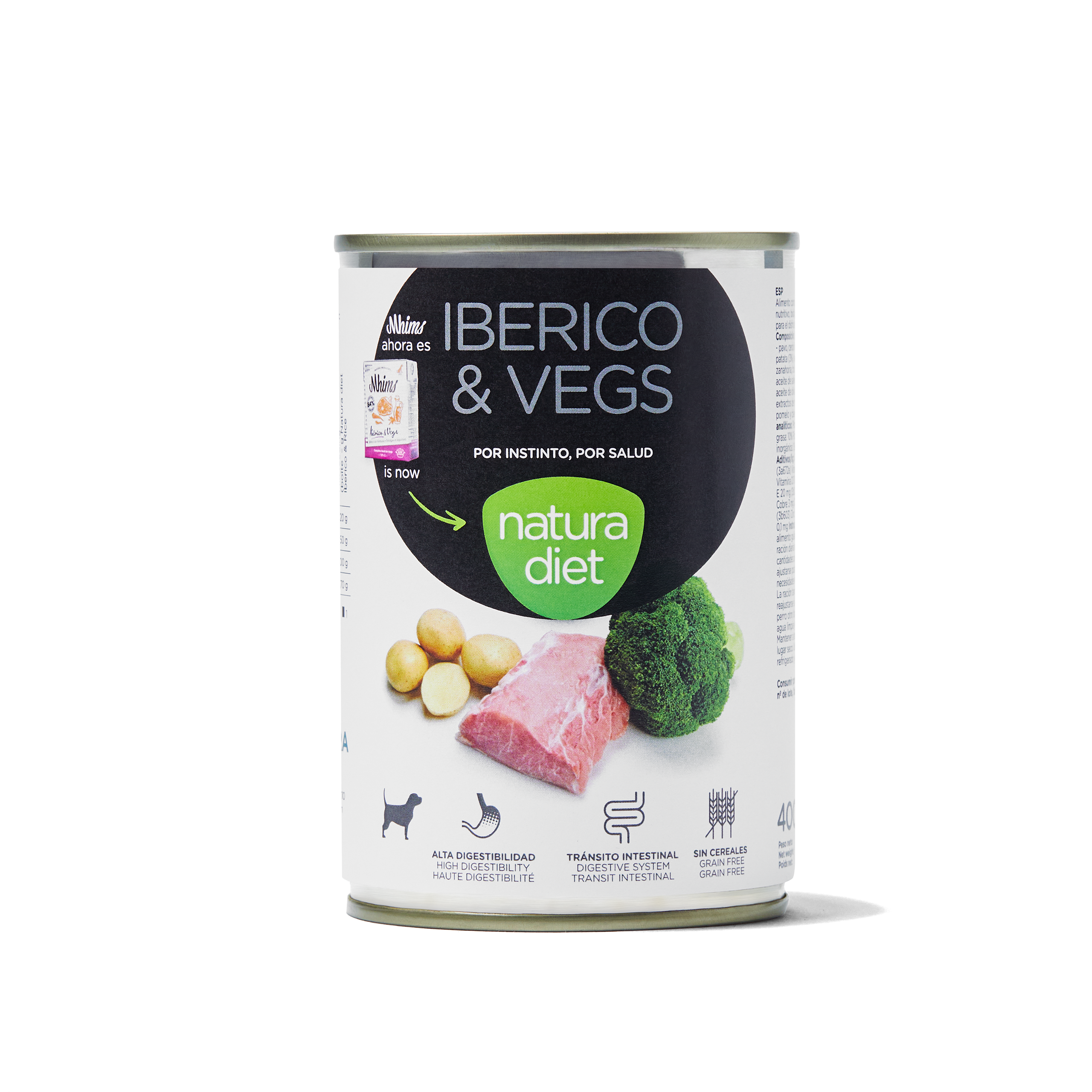 Natura Diet Dog Ibérico & Vegetables (Húmedo) 400g — Bichomania