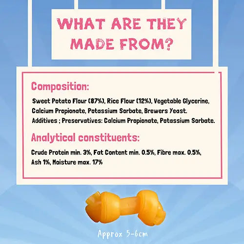Snack vegano Benevo Pawtato Knots small