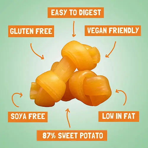 Snack vegano Benevo Pawtato Knots small