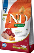 Farmina N&D Cat — Pumpkin Codorniz & Granada Adult Neutered 5Kg — 8010276036803