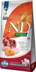 Farmina N&D Dog — Pumpkin Pollo & Granada Adult Med/Max 12Kg — 8010276033352