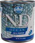 Farmina N&D Dog — Ocean Bacalao & Calabaza Adulto Lata 285Gr — 8606014102451