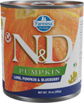 Farmina N&D Dog — Pumpkin Cordero & Calabaza & Arandano Puppy Lata 285Gr — 8606014102581
