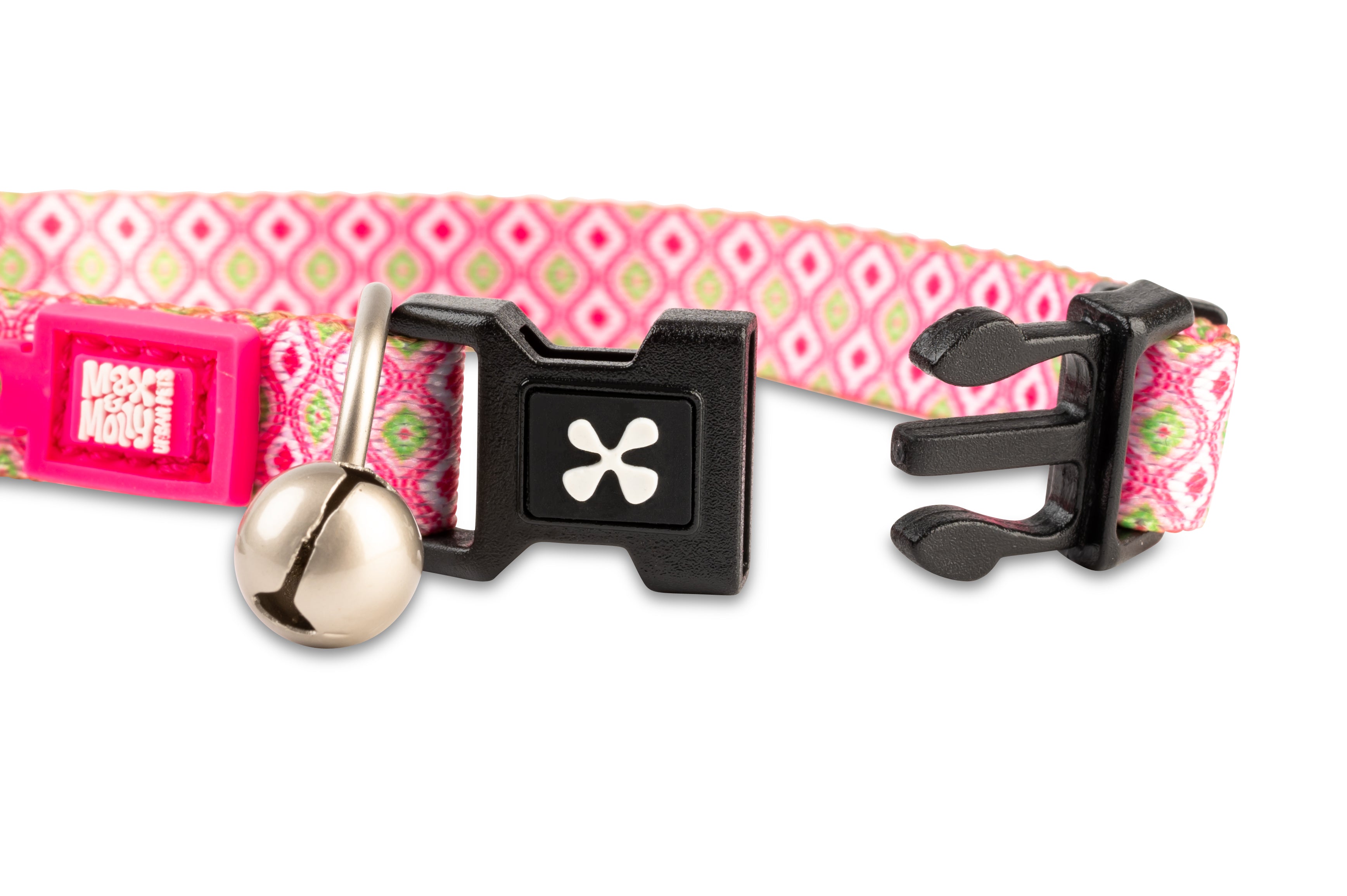 Collar Gotcha Smart ID Retro Pink Max & Molly para gatos