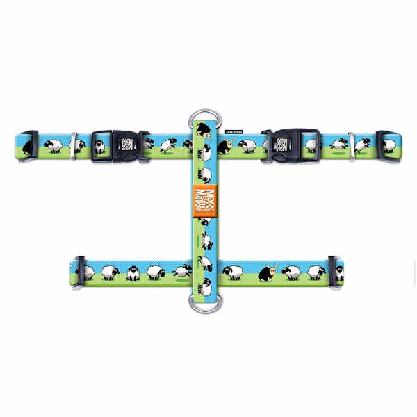 Arnés Black Sheep en H Max & Molly para perros