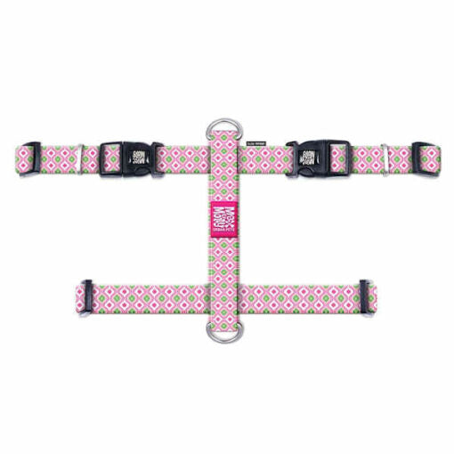 Arnés H Retro Pink Max & Molly para perros