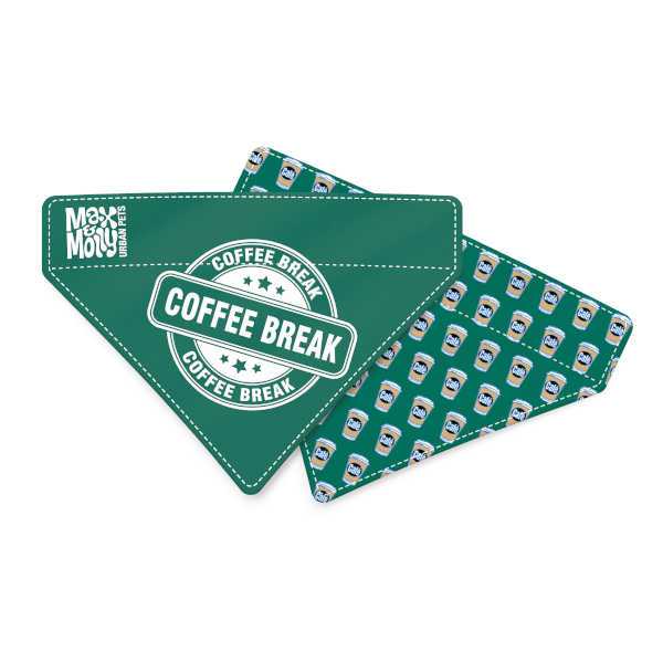 Bandana Coffe Break para perros Max & Molly