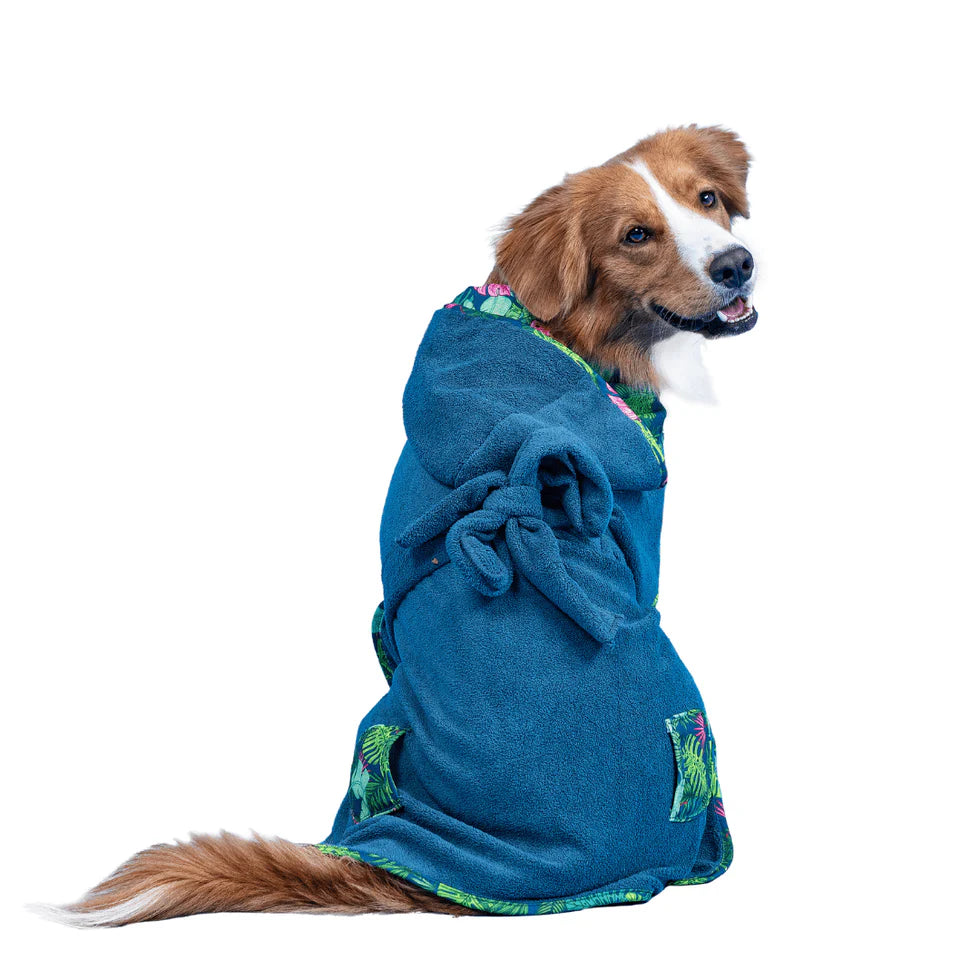 Bathrobe Tropical Max & Molly para perros