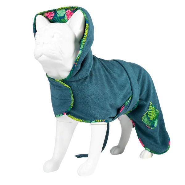 Bathrobe Tropical Max & Molly para perros