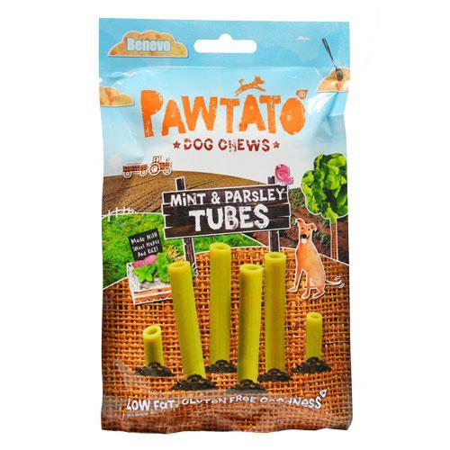 Sticks menta y perejil pawtato Benevo para perros