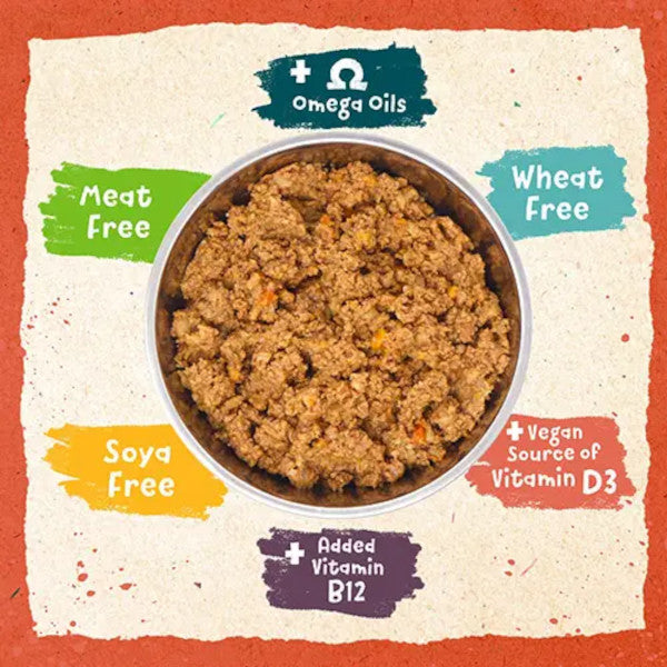 Alimento vegano dúo Benevo para perros y gatos