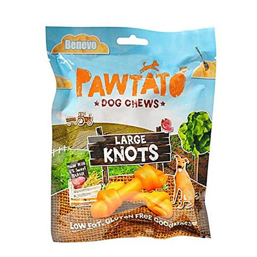 Snack vegano Benevo Pawtato Knots large