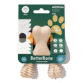 Hueso masticable BetterBone Medium sabor carne para perros