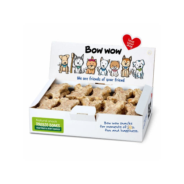 Bow wow prebio hueso natural condroitina y glucosamina 30 unidades