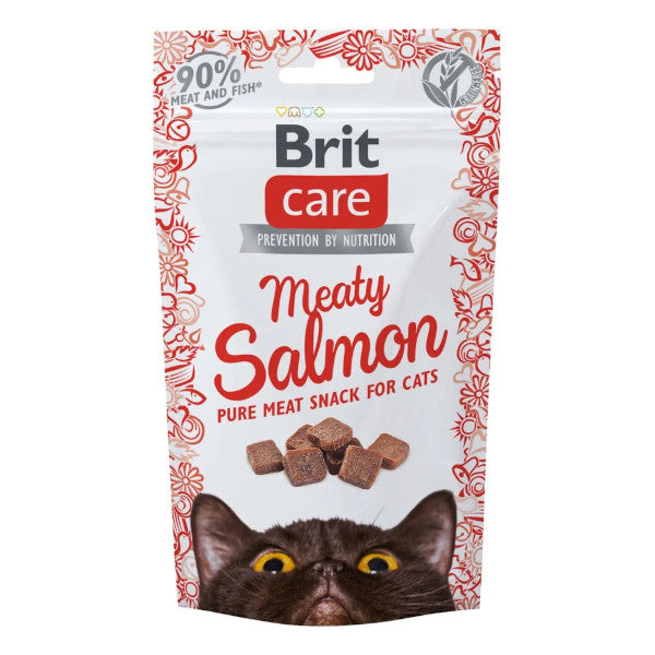 Brit Care Cat Snack de Salmón 50gr para gatos