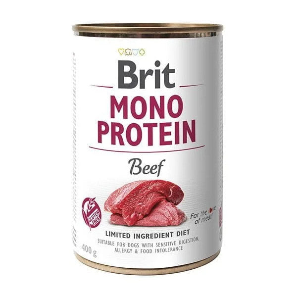 Brit Mono proteína Beef (buey) lata para perros