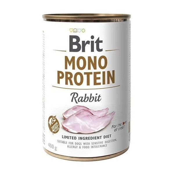 Brit Mono proteína Rabbit (Conejo) lata para perros