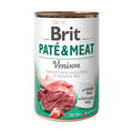 Brit Paté & Meat Venado 800g comida húmeda para perros