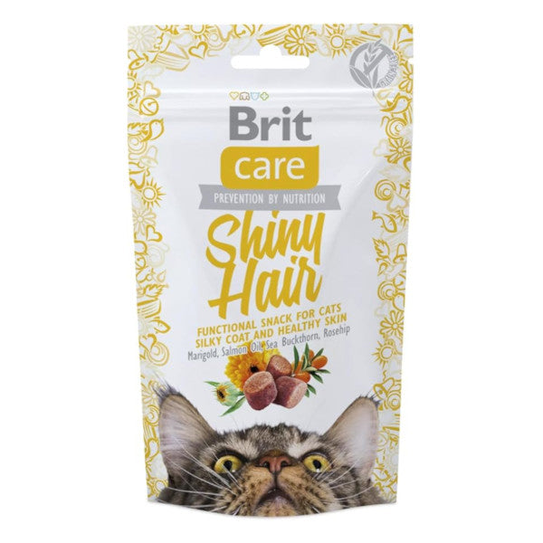 Brit Care Shiny Hair snacks para gatos